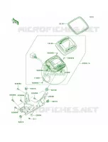 Meters pour Kawasaki Brute Force 650 4x4 Hardwoods Green HD 2007