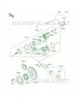 Starter MotorE9F pour Kawasaki Brute Force 650 4x4 Hardwoods Green HD 2007