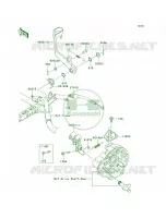 Brake Pedal pour Kawasaki Brute Force 650 4x4i Hardwoods Green HD 2007