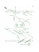 Cables pour Kawasaki Brute Force 650 4x4i Hardwoods Green HD 2007