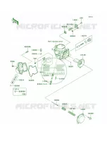 Carburetor Parts pour Kawasaki Brute Force 650 4x4i Hardwoods Green HD 2007