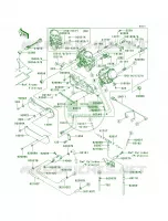 Carburetor pour Kawasaki Brute Force 650 4x4i Hardwoods Green HD 2007