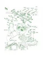 Chassis Electrical Equipment pour Kawasaki Brute Force 650 4x4i Hardwoods Green HD 2007