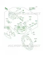 Front Brake pour Kawasaki Brute Force 650 4x4i Hardwoods Green HD 2007