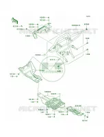 GuardsG6F G9F pour Kawasaki Brute Force 650 4x4i Hardwoods Green HD 2007