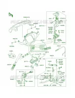 Handlebar pour Kawasaki Brute Force 650 4x4i Hardwoods Green HD 2007