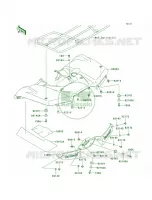 Rear FendersG6F G8F pour Kawasaki Brute Force 650 4x4i Hardwoods Green HD 2007