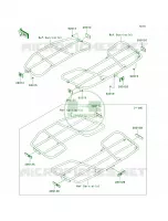 ReflectorsCN pour Kawasaki Brute Force 650 4x4i Hardwoods Green HD 2007