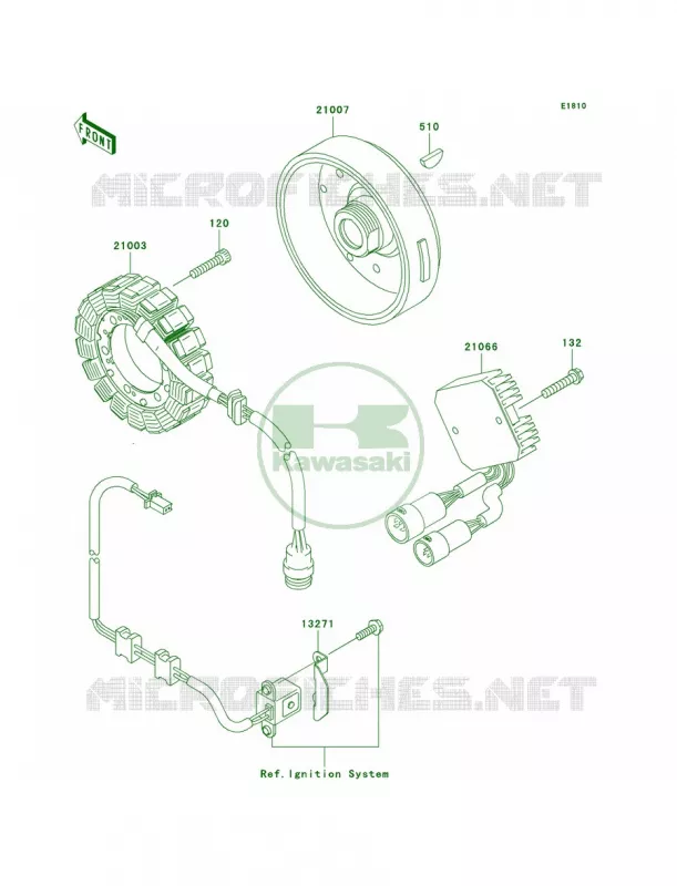 Generator Kawasaki QUAD 360 2006 Prairie 360  KVF360B6F