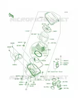 Air Cleaner pour Kawasaki Brute Force 650 4x4i 2006