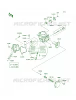 Carburetor Parts pour Kawasaki Brute Force 650 4x4i 2006