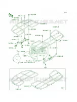 CarriersF6F F9F pour Kawasaki Brute Force 650 4x4i 2006