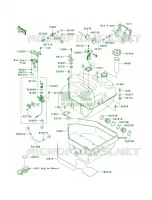 Fuel TankF6F pour Kawasaki Brute Force 650 4x4i 2006