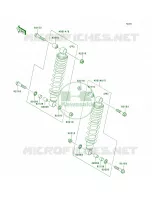 Shock Absorbers pour Kawasaki Brute Force 650 4x4i 2006