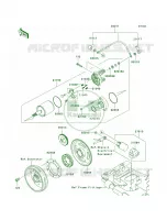 Starter MotorF9FFAF pour Kawasaki Brute Force 650 4x4i 2006