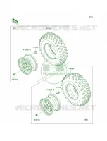WheelsTires pour Kawasaki Brute Force 650 4x4i 2006