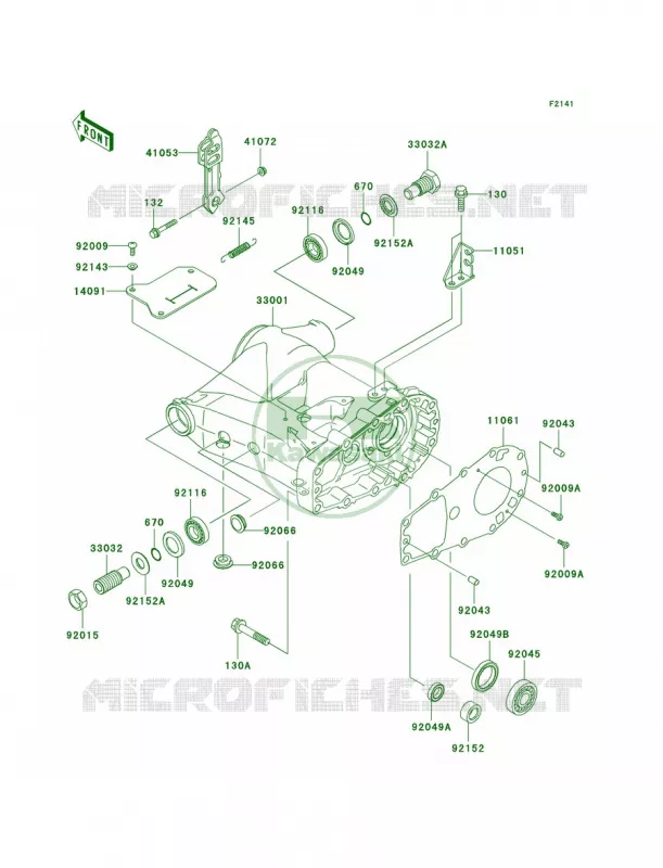 Swingarm Kawasaki QUAD 360 2003 Prairie 360 4X4  KVF360-A1