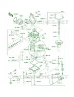 Carburetor pour Kawasaki Prairie 300 2002