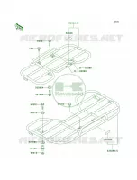 Carriers pour Kawasaki Prairie 300 2002