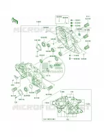 Crankcase pour Kawasaki Prairie 300 2002