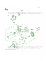 Crankshaft pour Kawasaki Prairie 300 2002