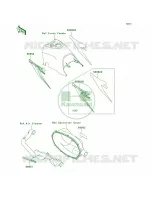 DecalsGreenB1 pour Kawasaki Prairie 300 2002
