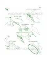 DecalsGreenB3 pour Kawasaki Prairie 300 2002