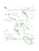 DecalsRedB3 pour Kawasaki Prairie 300 2002