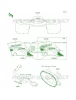 DecalsRedB4 pour Kawasaki Prairie 300 2002