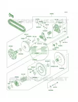 Drive Converter pour Kawasaki Prairie 300 2002