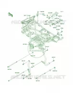 Frame Fittings pour Kawasaki Prairie 300 2002