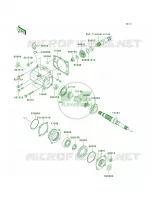 Front Bevel Gear pour Kawasaki Prairie 300 2002