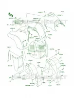 Front Fenders pour Kawasaki Prairie 300 2002