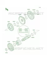 Gear Change DrumShift Forks pour Kawasaki Prairie 300 2002