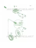 Generator pour Kawasaki Prairie 300 2002