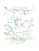 Labels pour Kawasaki Prairie 300 2002