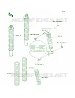 Shock Absorbers pour Kawasaki Prairie 300 2002