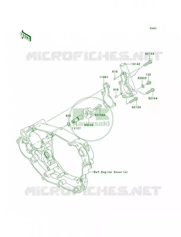 Water Pump Kawasaki MOTOS 450 2013 KLX450R  KLX450ADF