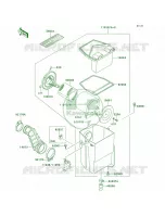 Air Cleaner pour Kawasaki Bayou 300 1999