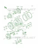 Clutch pour Kawasaki Bayou 300 1999