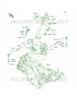 Frame pour Kawasaki Bayou 300 1999