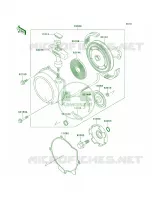 Recoil Starter pour Kawasaki Bayou 300 1999