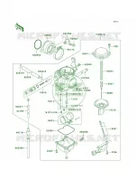 Carburetor pour Kawasaki Bayou 300 4X4 1999
