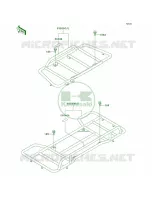 Carriers pour Kawasaki Bayou 300 4X4 1999