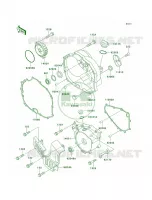 Engine Covers pour Kawasaki Bayou 300 4X4 1999