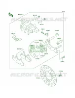 Front Brake pour Kawasaki Bayou 300 4X4 1999