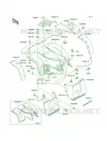 Front Fenders pour Kawasaki Bayou 300 4X4 1999