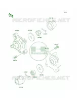 Front Hub pour Kawasaki Bayou 300 4X4 1999