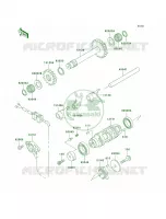 Gear Change DrumShift Forks pour Kawasaki Bayou 300 4X4 1999