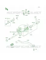 Gear Change Mechanism pour Kawasaki Bayou 300 4X4 1999